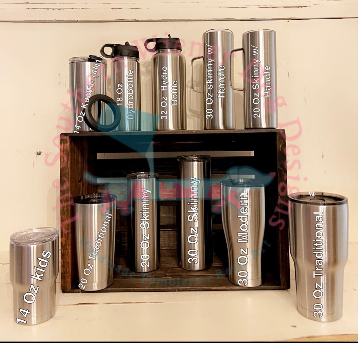 Custom Distressed Western Aztec Tumbler