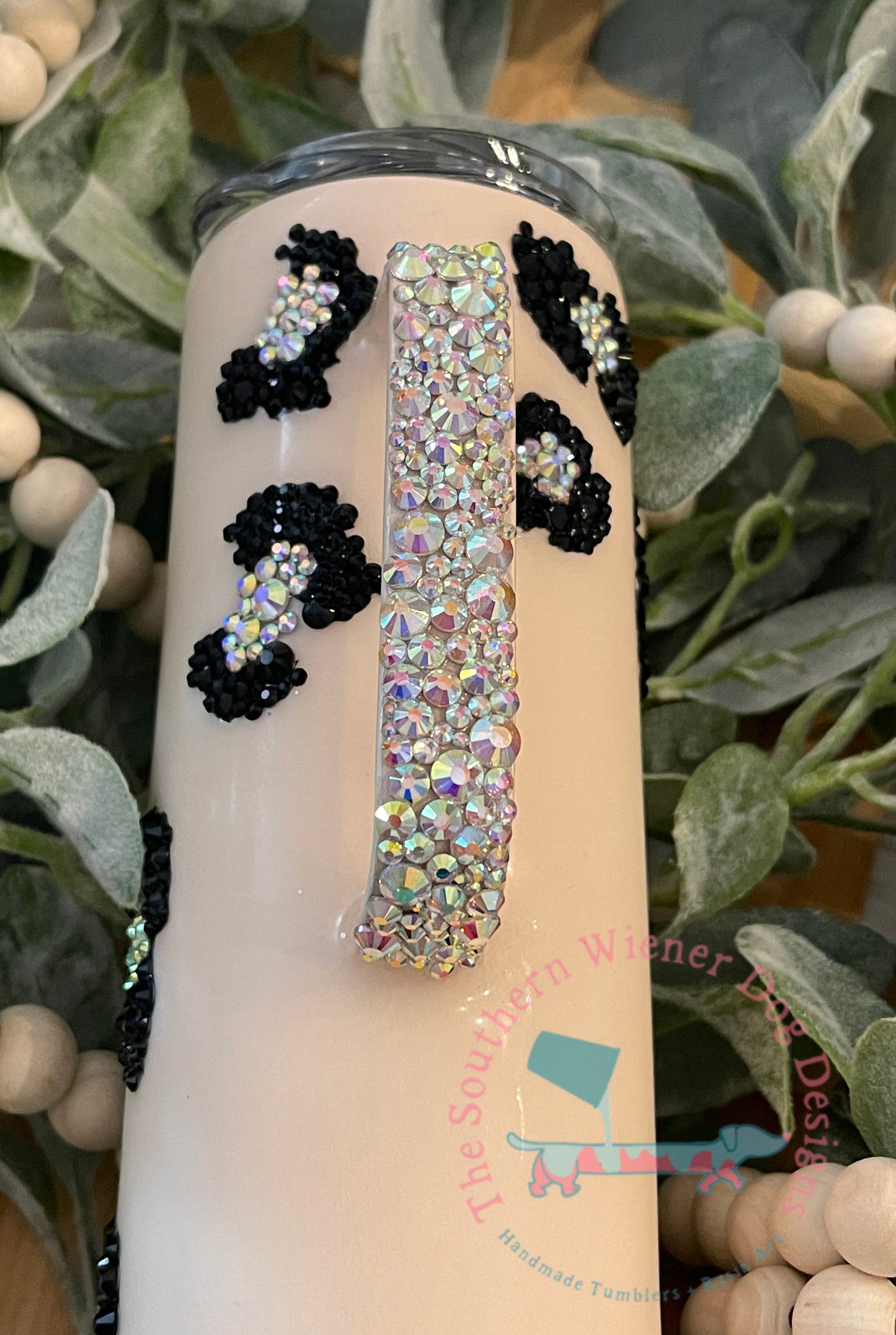 Matte Rhinestone Leopard