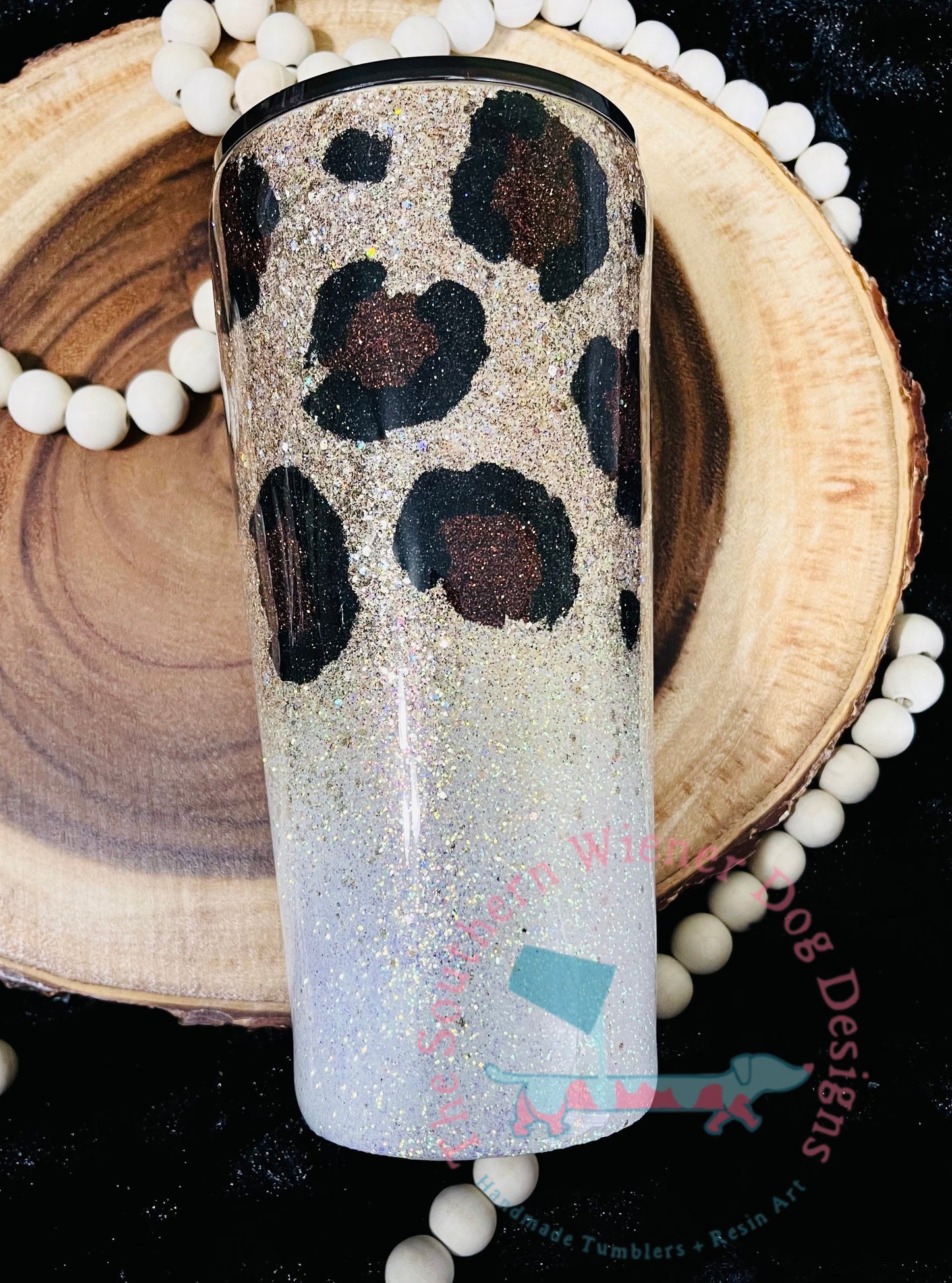 Waterfall Leopard ombré