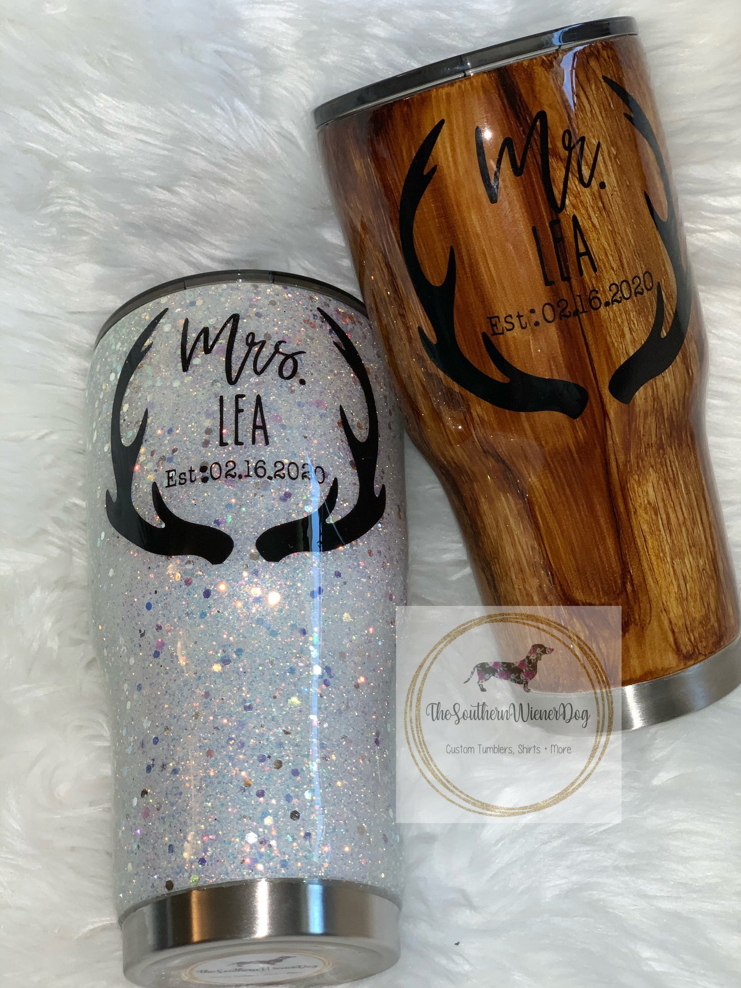 Bride and Groom Cups (Set of 2)