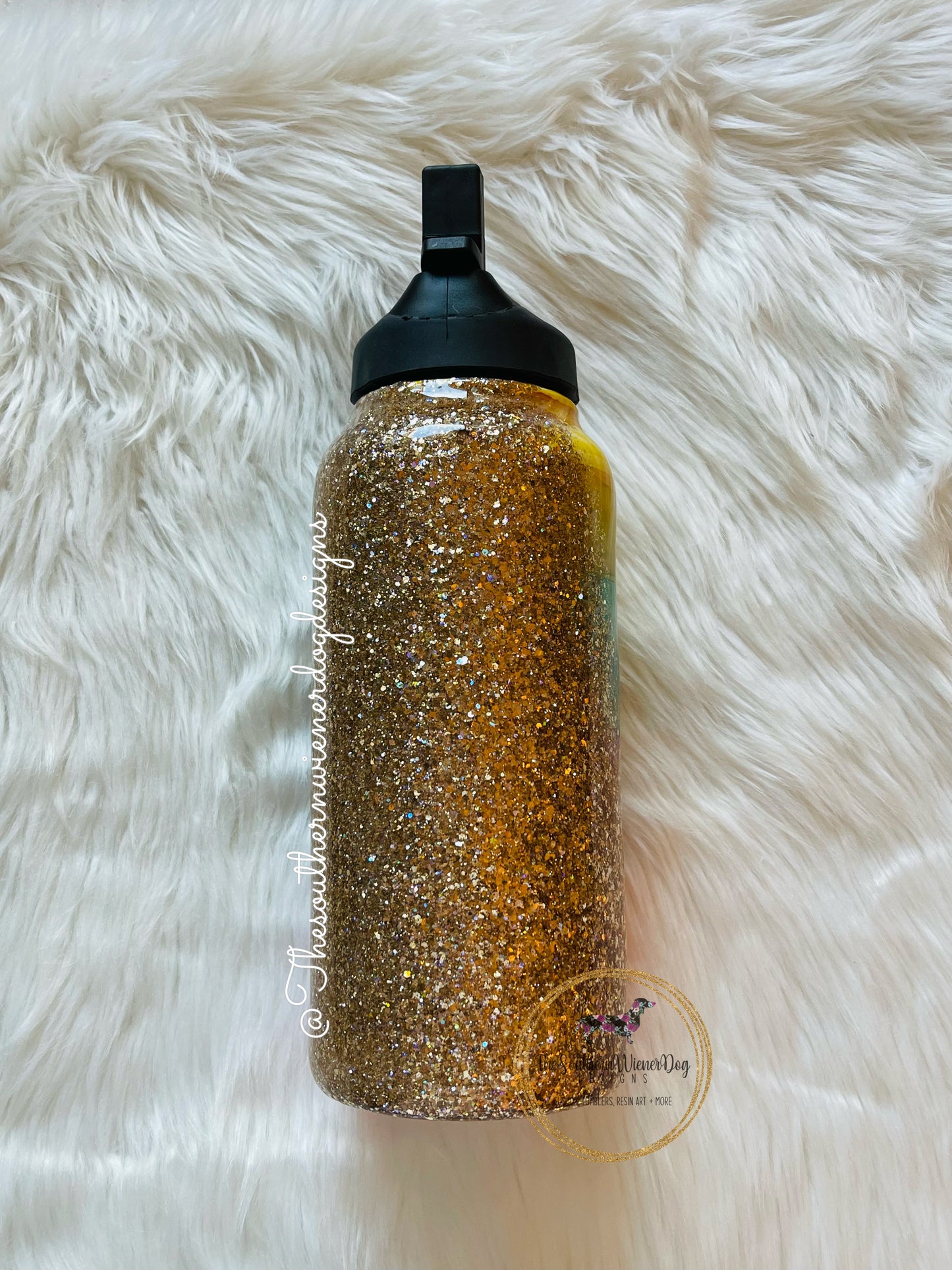 Rainbow Serape /Gold