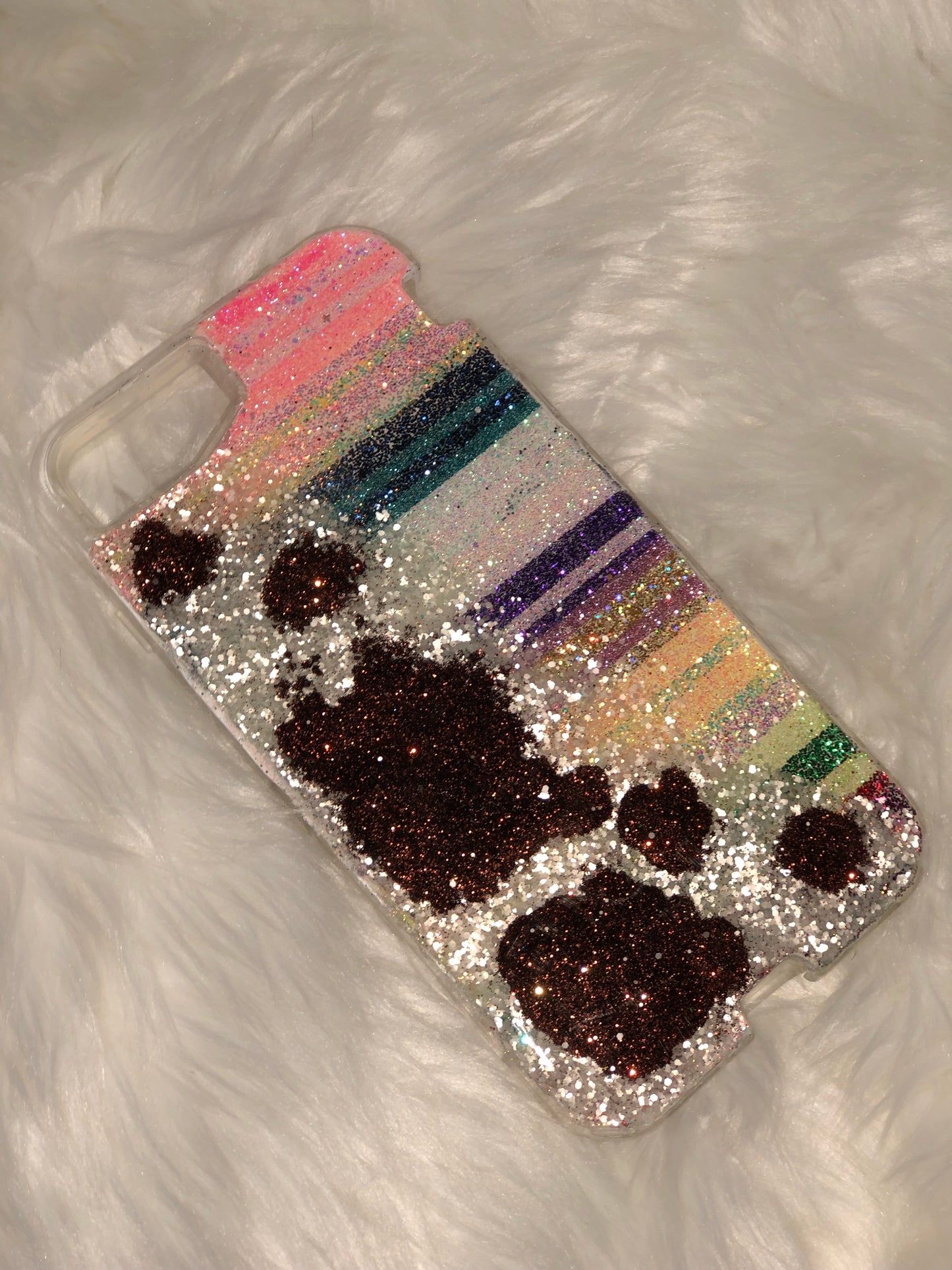 Cow print serape phone case