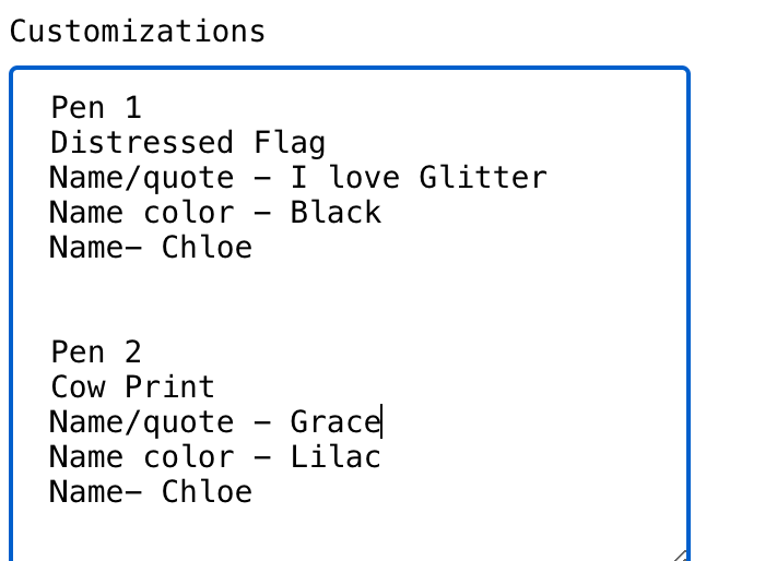 Solid Glitter Color Pens