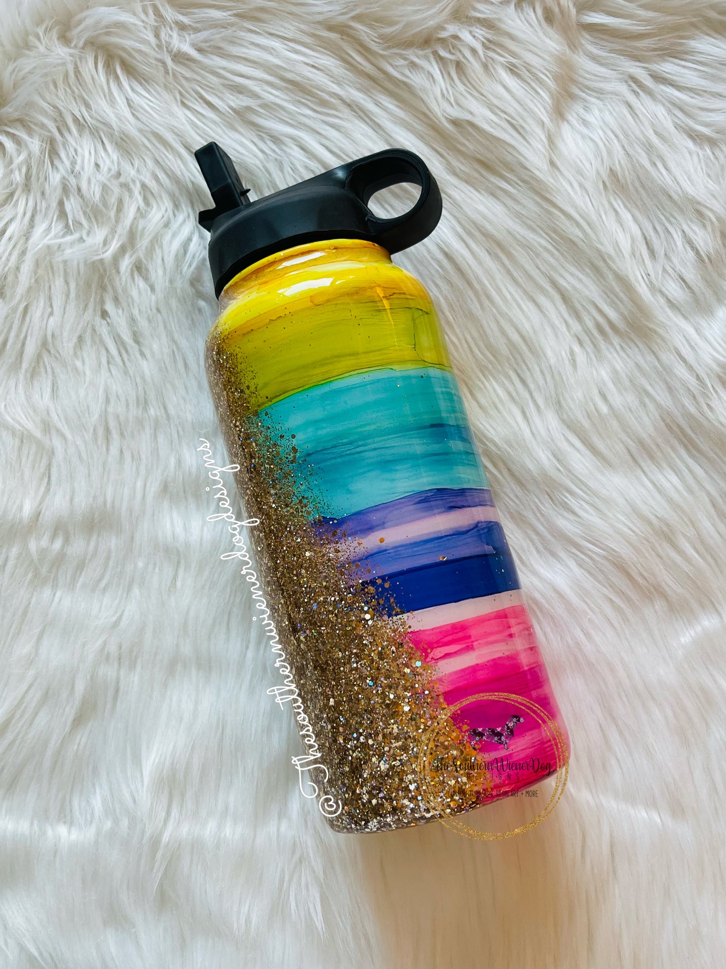 Rainbow Serape /Gold