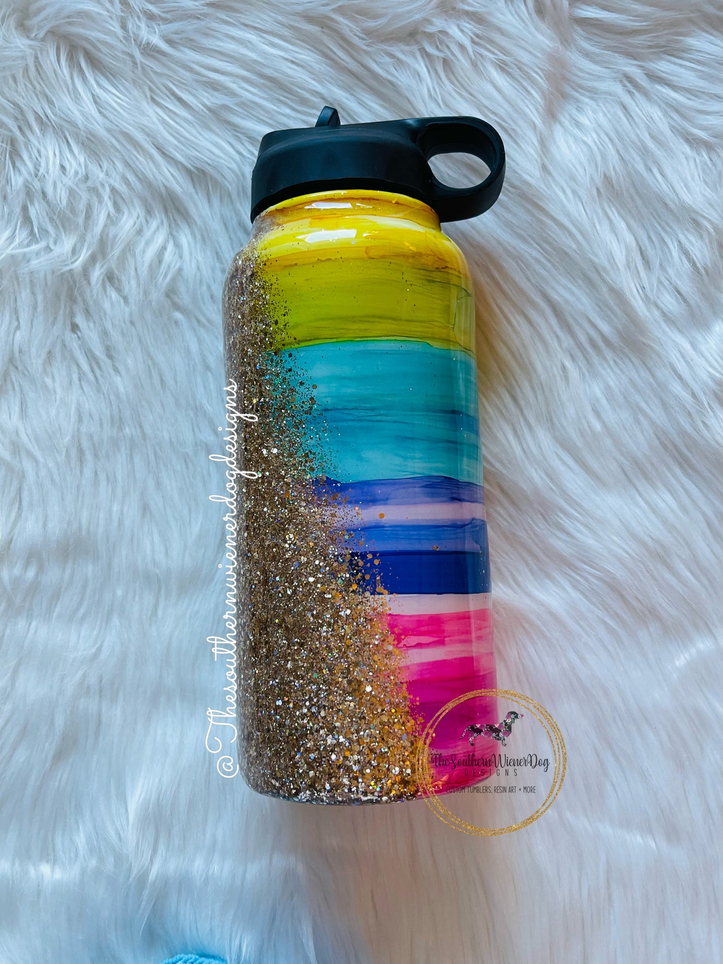 Rainbow Serape /Gold