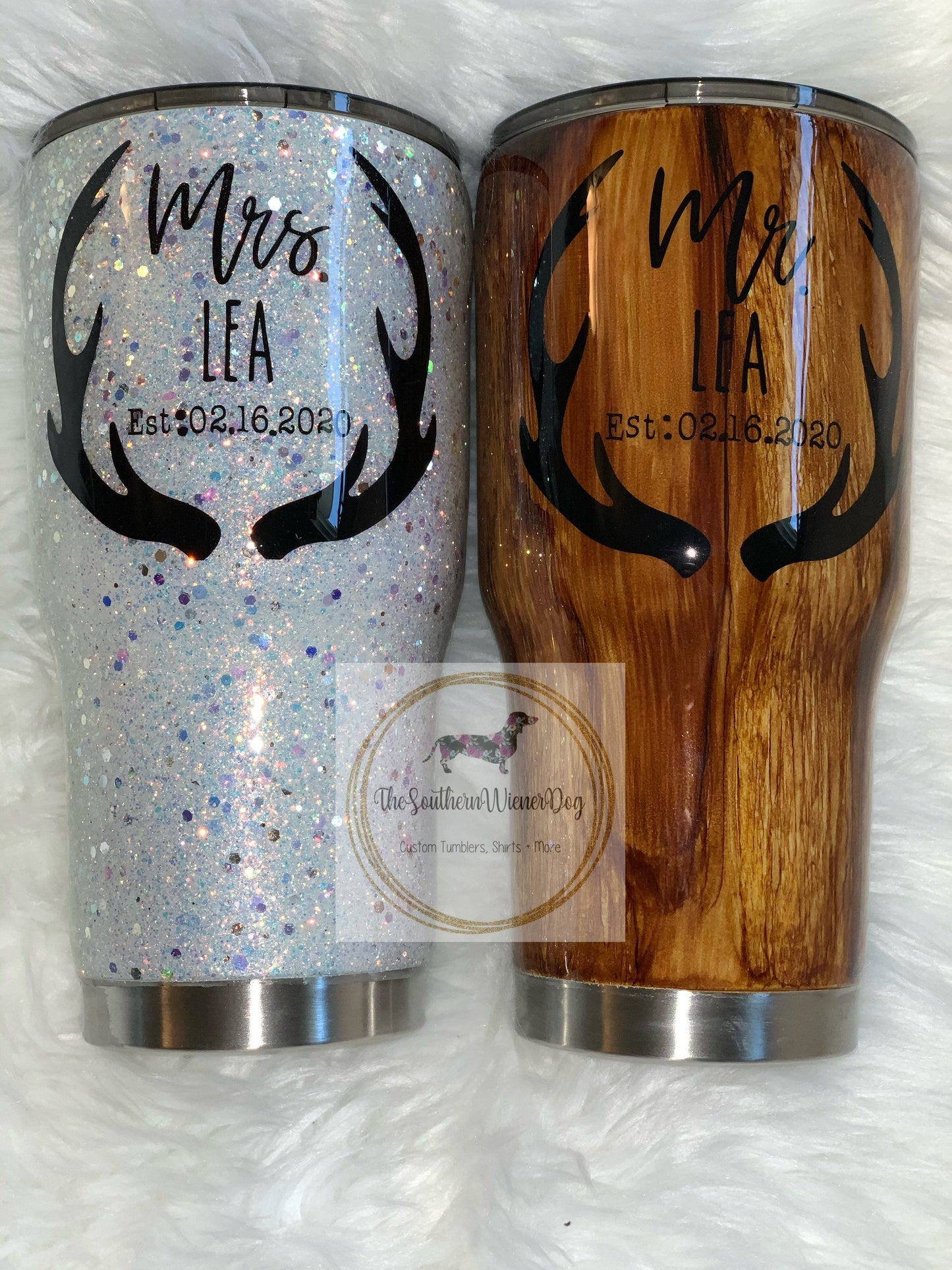 Bride and Groom Cups (Set of 2)