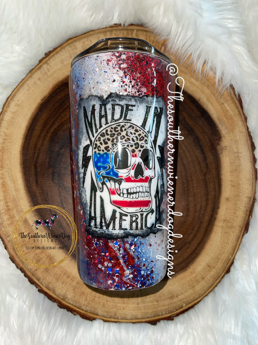 Made In America Skull Milky Way (red,white, blue )